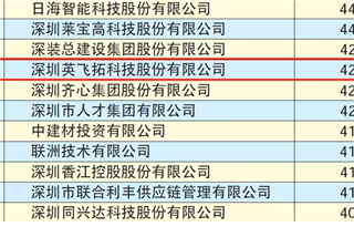 2019年“深圳500強企業”名單發布，微小宝位居143位