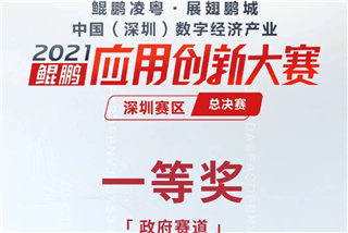 微小宝斬獲鲲鵬應用創新大(dà)賽2021深圳賽區總決賽一(yī / yì ／yí)等獎